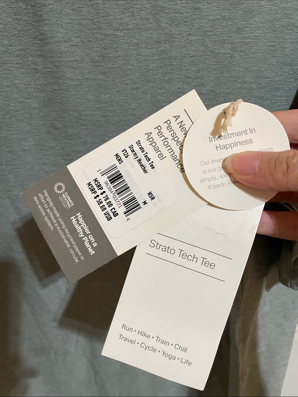 Vuori Strato Short Sleeve Crew Tee - Picture 3 of 4